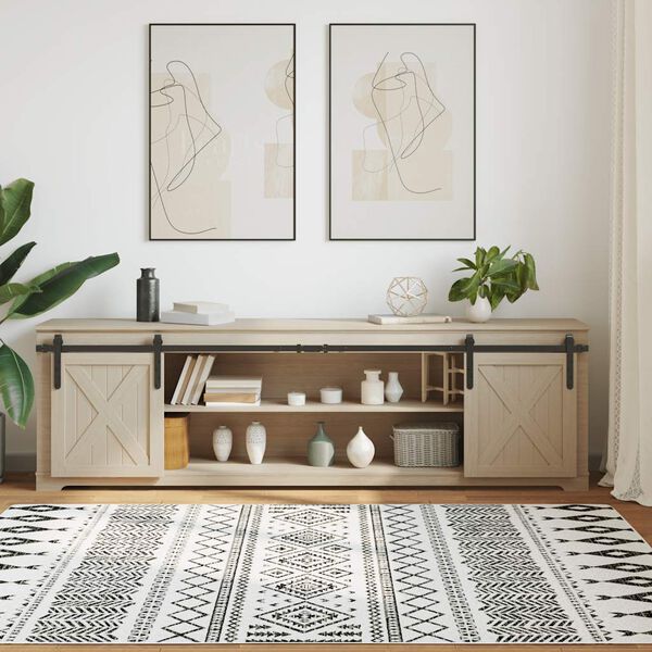 vidaXL Sliding Cabinet Door Kit 83.9 " Carbon Steel