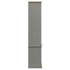 vidaXL Glass Display Cabinet Grey
