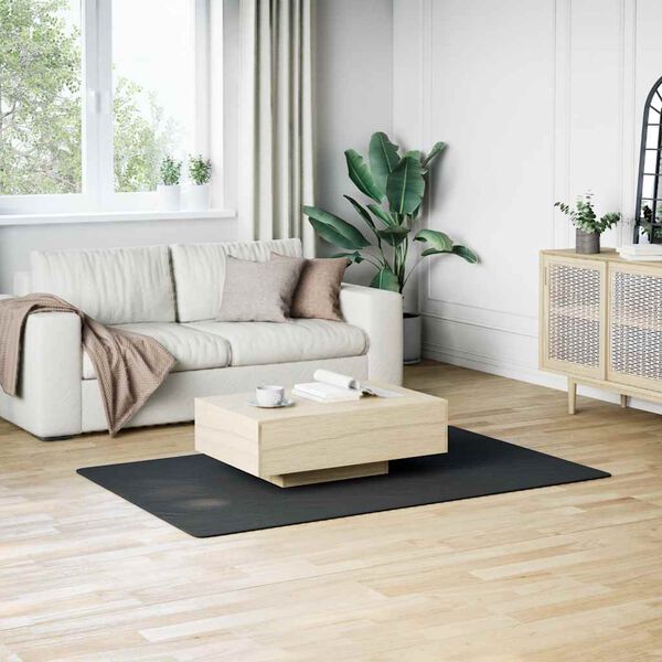 vidaXL Shaggy Rug Black 100% Polyester 47 x 72 in Shaggy Rug