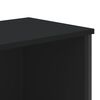 vidaXL Book Cabinet Black Engineered wood Tall Book Cabinet