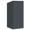 vidaXL Garden Shed Anthracite Galvanized Steel Medium