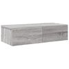 vidaXL Wall Shelf Grey Sonoma Engineered wood 23.6 x 10.4 x 5.9 in