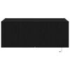 vidaXL TV Wall Cabinet Wall-mounted Black Oak 31.50 x 13.78 x 12.20 in
