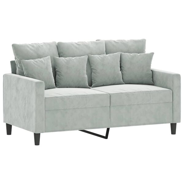 vidaXL Sofa Set Light grey