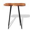 vidaXL Bar Table Brown and Black Solid Acacia wood and Iron Industrial