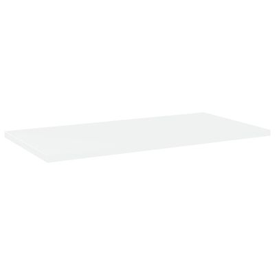 vidaXL Bookshelf Boards 8 pcs White 23.6"x11.8"x0.6" Engineered Wood