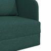 vidaXL Sofa Bed Dark Green 25.59 x 31.50 x 32.68 in Fabric