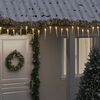 vidaXL Icicle Light Set of 40 Warm White Acrylic
