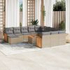 vidaXL Garden Sofa Set Beige