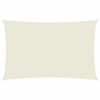 vidaXL Sunshade Sail Oxford Fabric Rectangular 6.6x16.4' Cream