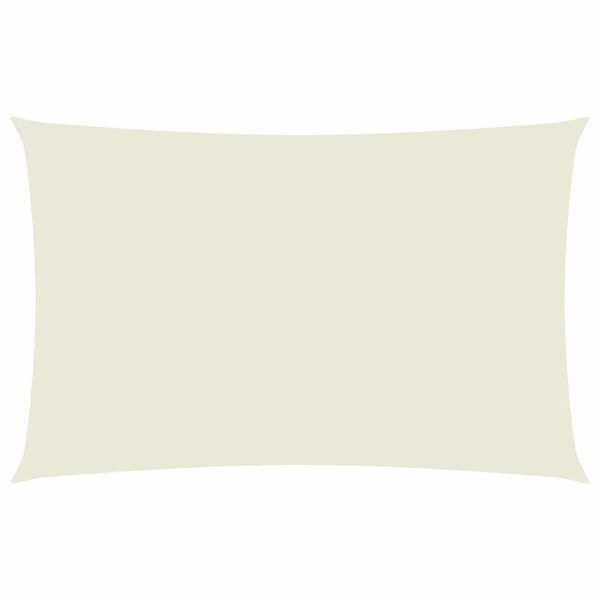 vidaXL Sunshade Sail Oxford Fabric Rectangular 6.6x16.4' Cream