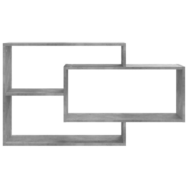 vidaXL Wall Shelves Concrete Grey 40.9x7.9x23.0" Engineered Wood