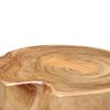 vidaXL Side Table Natural Wood Solid Acacia wood, powder-coated steel