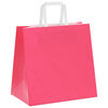 vidaXL Paper Bags 50 pcs with Handles Pink 26x17x25 cm