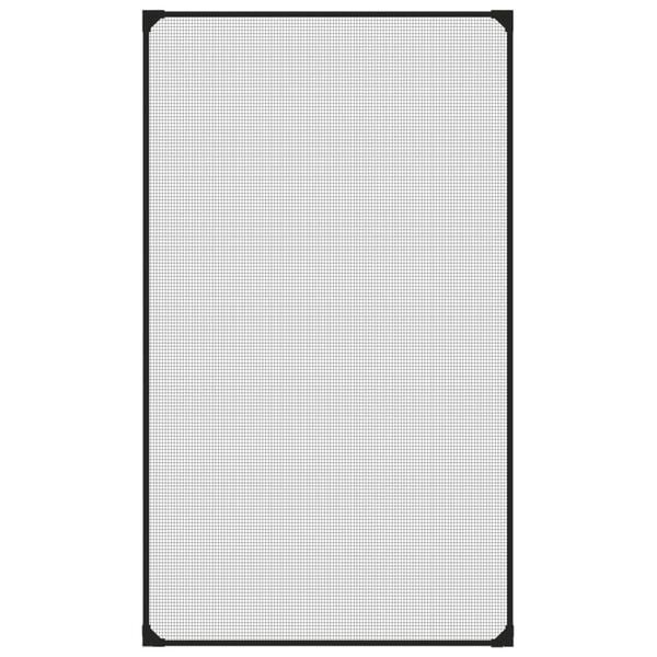 vidaXL Insect Screen Anthracite Fiberglass 31.5x55.1 in