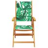 vidaXL Garden Chair Set of 8 Green Solid acacia wood with an oil finish