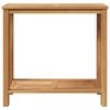 vidaXL Console Table Brown 33.46 x 13.78 x 29.53 in Solid Teak Wood