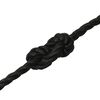 vidaXL Work Rope Black 0.47 " 820.2 ' Polypropylene