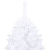 vidaXL Artificial Pre-lit Christmas Tree with Ball Set White 47.2" PVC