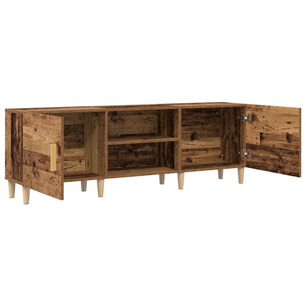 vidaXL TV Cabinet Old wood 150 x 30 x 50 cm Engineered Wood