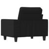 vidaXL Sofa Chair Black 100% polyester, metal, textilene, foam Single