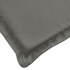 vidaXL Garden Bench Cushion Melange dark grey 100% polyester