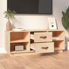 vidaXL TV Cabinet Natural wood Solid pine wood (untreated) Medium
