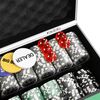 vidaXL Poker Chip Set 300 pcs 0.03 lb