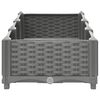 vidaXL Raised Bed Light grey Polypropylene Large Durable Raised Bed