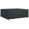 vidaXL Furniture Cover Plain Black 118.11 x 98.43 x 39.37 in 210D