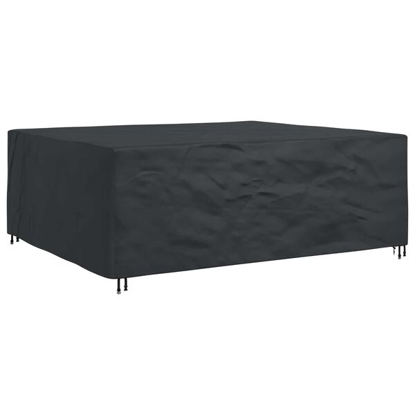 vidaXL Furniture Cover Plain Black 118.11 x 98.43 x 39.37 in 210D