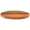 vidaXL Table Top Solid Wood Acacia Round 0.98 - 1.06 " 19.7 "