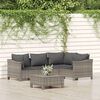 vidaXL Garden Lounge Set Grey