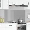 vidaXL Kitchen Backsplash Light grey 47.24 x 23.62 x 0.24 in