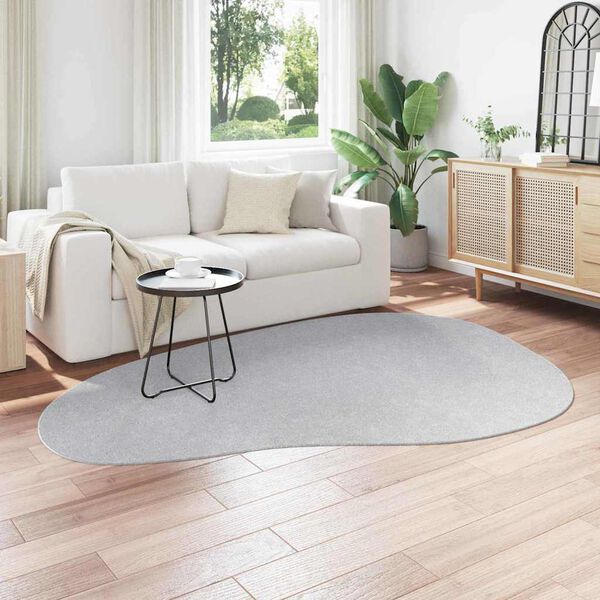 vidaXL Carpet Folding HUARTE Grey 62.99 x 90.55 in Polyester