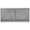 vidaXL TV Wall Cabinet Concrete grey Engineered wood Medium