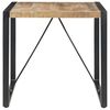 vidaXL Dining Table Rough Mango Wood Rough Mango Wood, Powder-Coated Steel