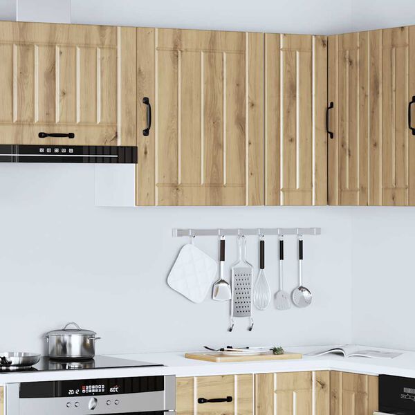 vidaXL Kitchen Wall Cabinet Artisan Oak Engineered Wood Medium