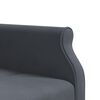 vidaXL L-shaped Sofa Bed Dark Grey Velvet (100% polyester), plywood, metal