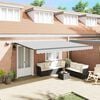 vidaXL Awning Frame Manual Anthracite 157.48 x 118.11 in Aluminium