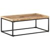 vidaXL Coffee Table 43.3"x23.6"x16.5" Rough Mango Wood