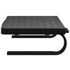 vidaXL Monitor Stand Black HIPS (high impact polystyrene), Metal Small