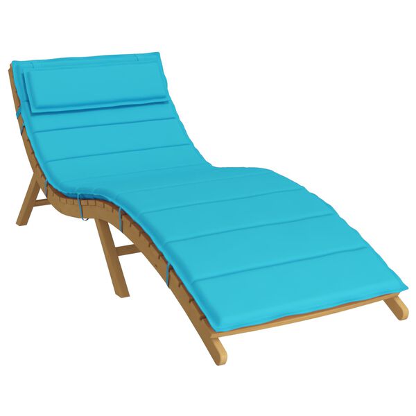vidaXL Sun Lounger Cushion Turquoise 178 x 60 x 4 cm Oxford Fabric