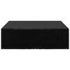 vidaXL Garden Furniture Cover Set of 2 Black Polyethylene, Aluminum