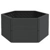 vidaXL Garden Planter Anthracite Polypropylene (PP) Medium Stackable