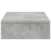 vidaXL Monitor Stand Concrete Grey 19.7x10.6x3.9" Engineered Wood