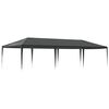 vidaXL Party Tent Anthracite Polyethylene, Steel 13 x 30 ft