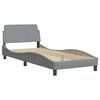 vidaXL Bed Frame Light grey