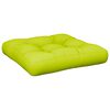 vidaXL Pallet Cushion Bright Green 100% Polyester Medium