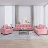 vidaXL Sofa Set Pink Velvet Large Must-Have Piece Sofa Set